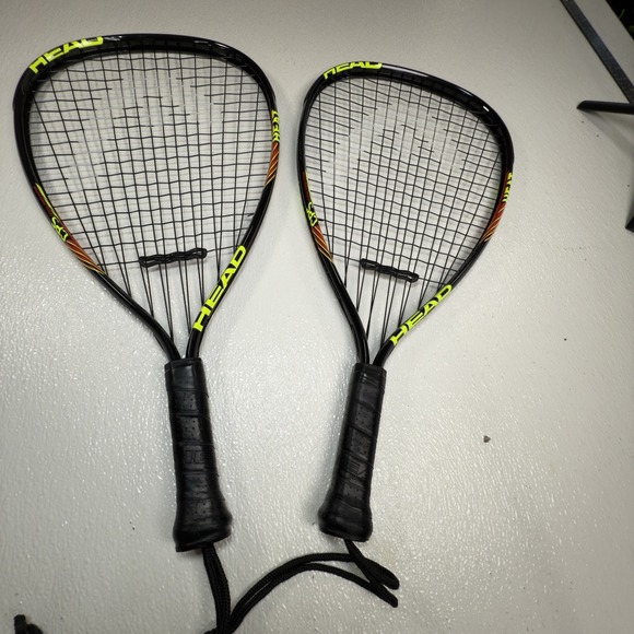 Heat Head CPS Racquet Ultimate Power Racquetball Crystal System Racket Set Of 2 - Picture 1 of 5